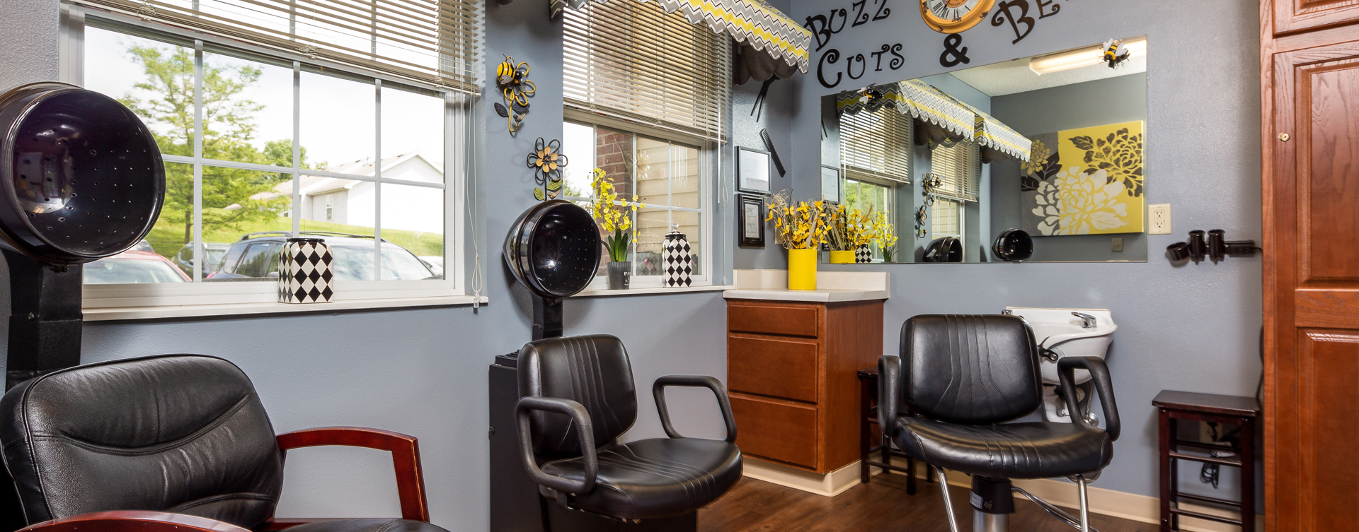 Love your own stylist? She’s welcome to take care of you in the salon at Bickford of Battle Creek