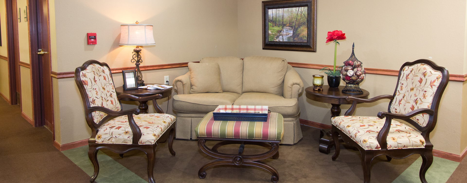 Enjoy a good snooze in the sitting area at Bickford of Bourbonnais