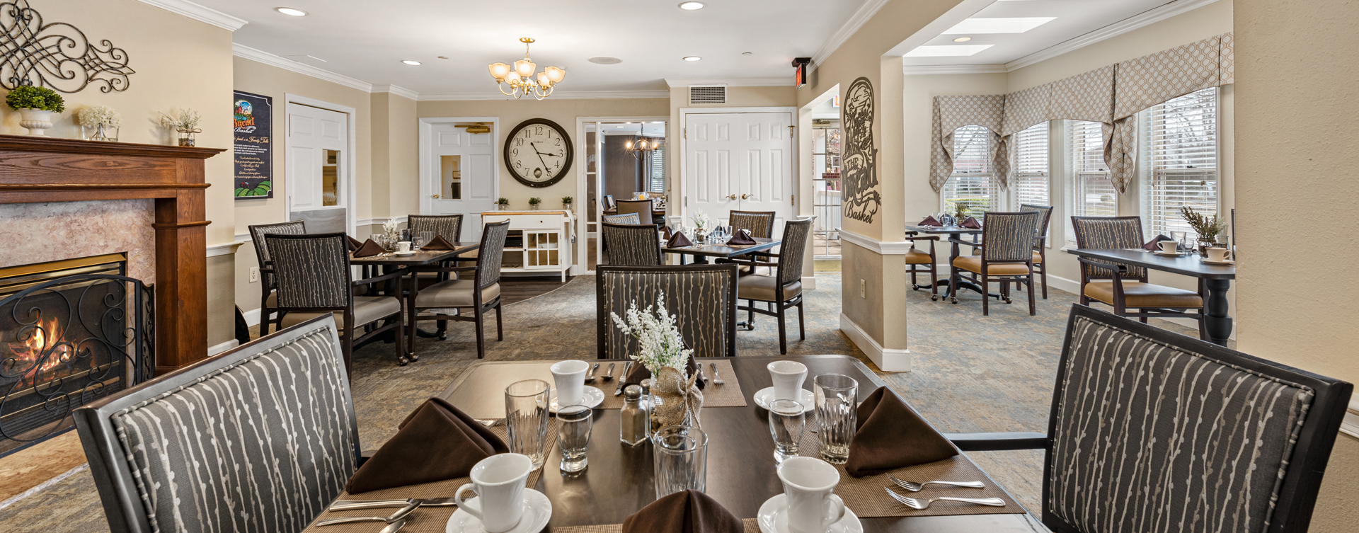 Enjoy homestyle food with made-from-scratch recipes in our dining room at Bickford of Bexley