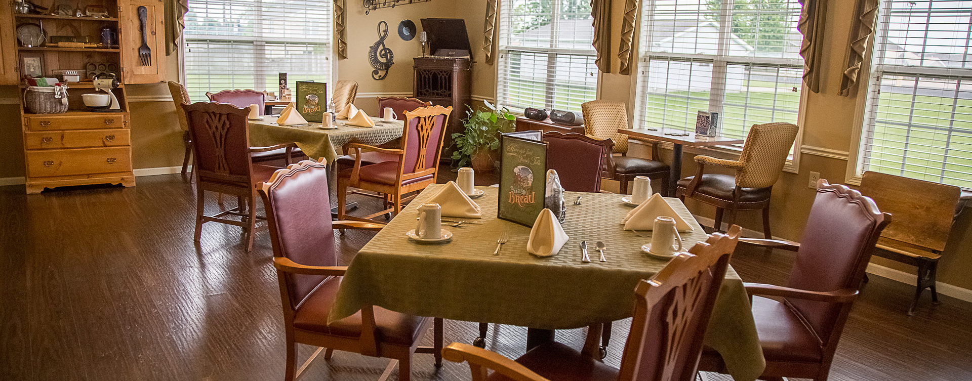Mary B’s country kitchen evokes a sense of home and reconnects residents to past life skills at Bickford of Burlington