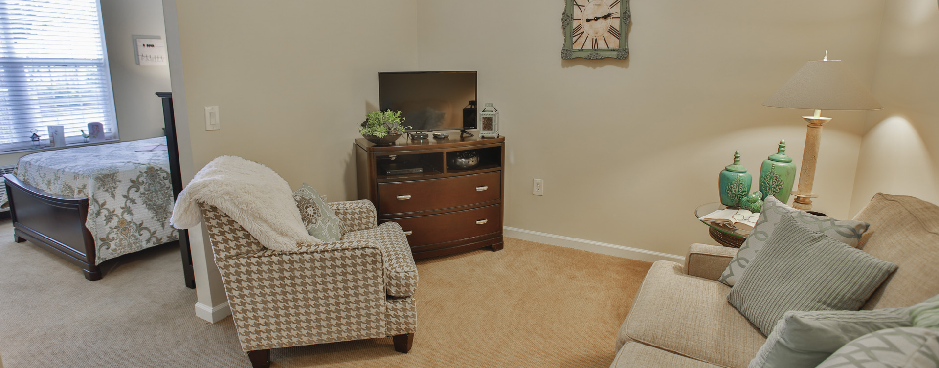 Personalize and decorate to your unique tastes an apartment at Bickford of Carmel