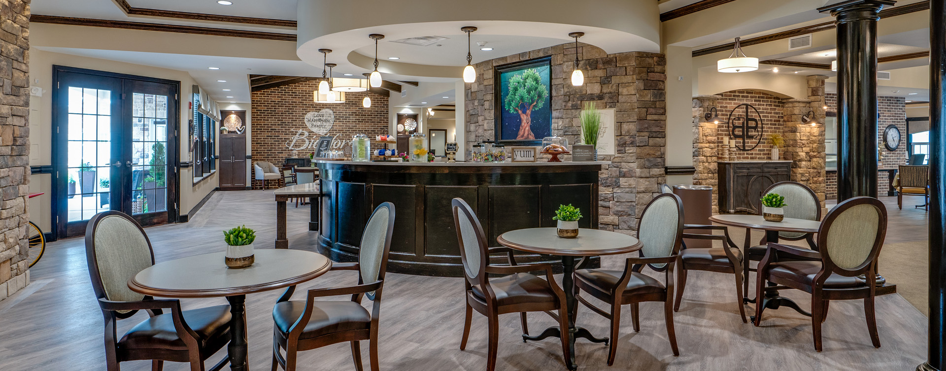 We’re serving up snacks, beverages and service around the clock in the bistro at Bickford of Chesapeake