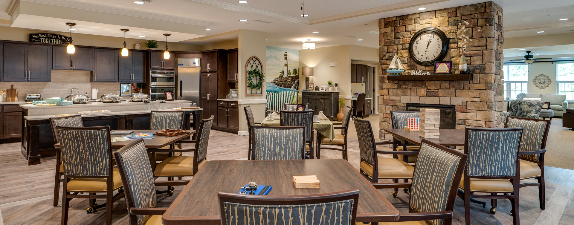 Mary B’s country kitchen evokes a sense of home and reconnects residents to past life skills at Bickford of Chesapeake