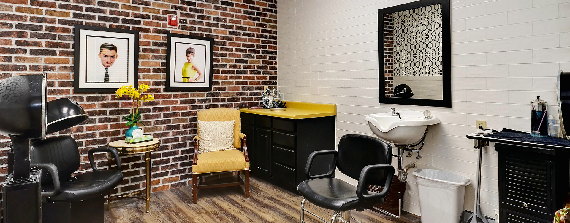 Love your own stylist? She’s welcome to take care of you in the salon at Bickford of Crystal Lake