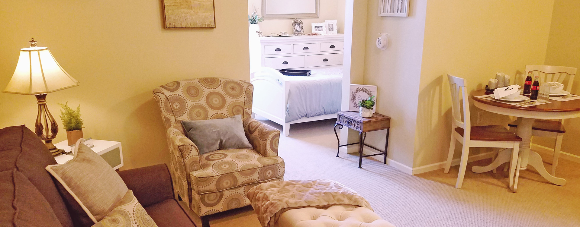 Enjoy senior friendly amenities, personal climate control and security in an apartment at Bickford of Crystal Lake