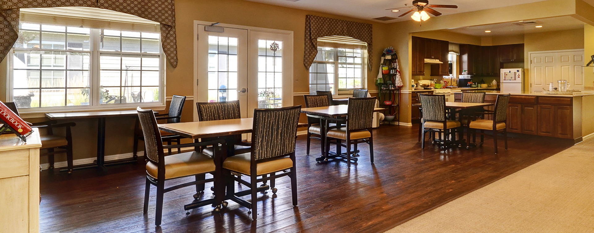 Mary B’s country kitchen evokes a sense of home and reconnects residents to past life skills at Bickford of Crystal Lake