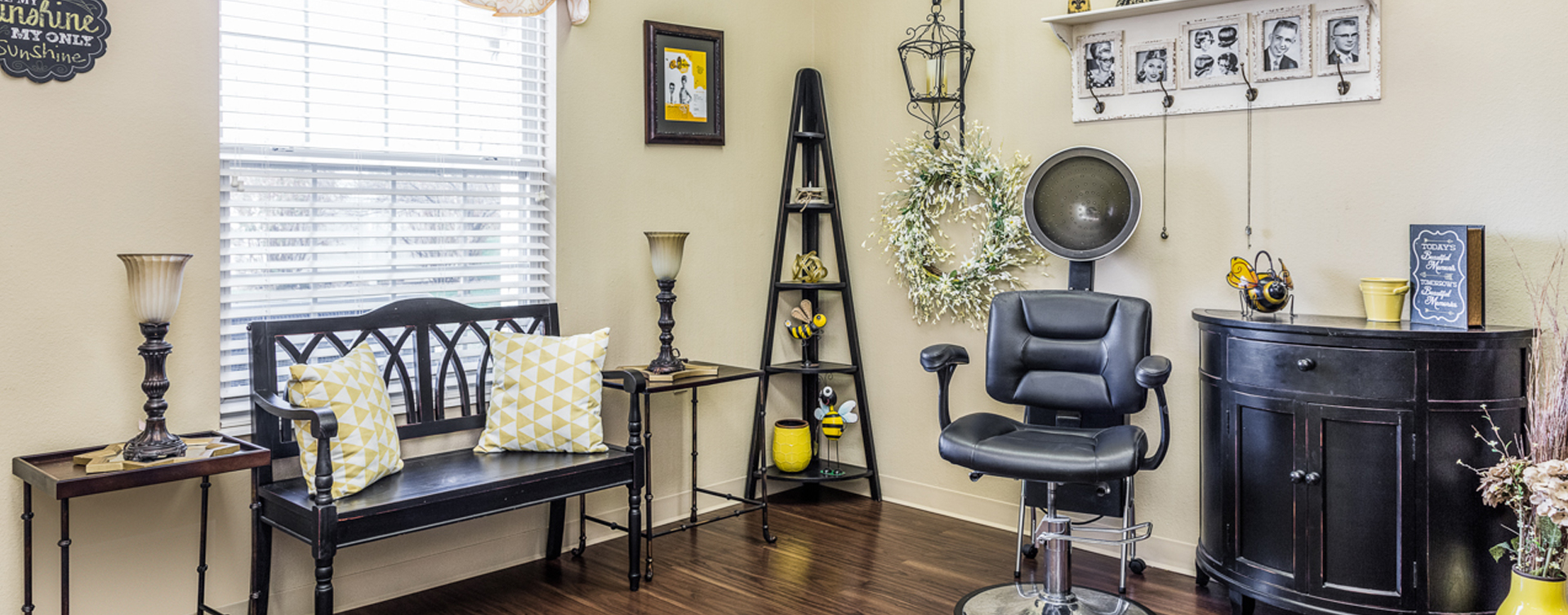 Love your own stylist? She’s welcome to take care of you in the salon at Bickford of Fort Dodge