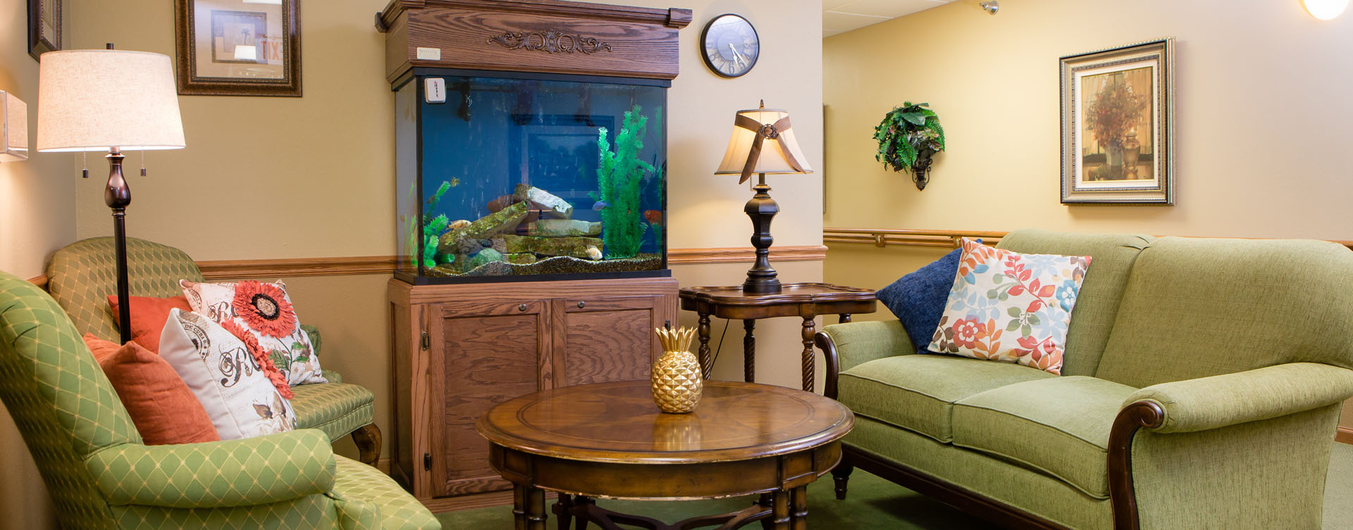 Enjoy a good snooze in the sitting area at Bickford of Macomb