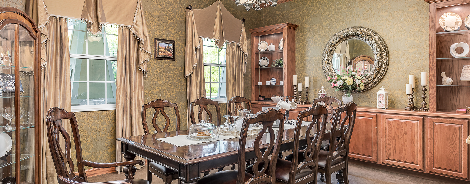 Have fun with themed and holiday meals in the private dining room at Bickford of Midland