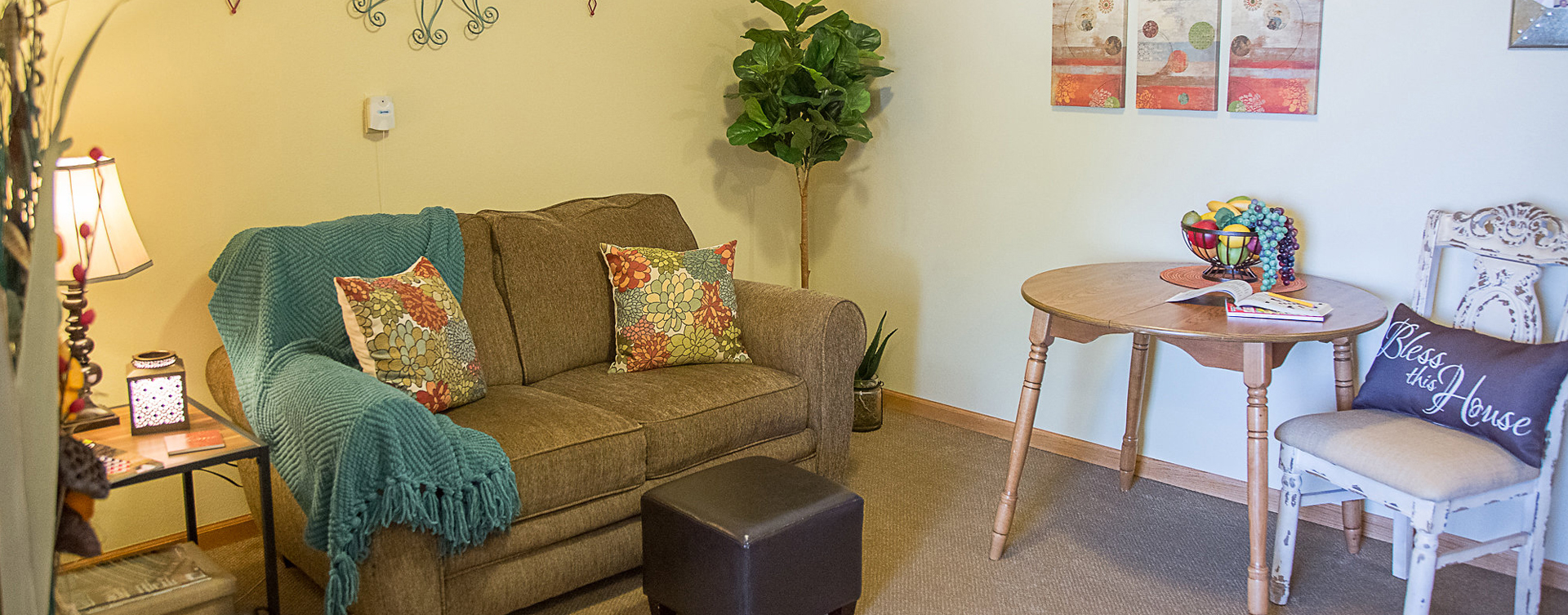 Personalize and decorate to your unique tastes an apartment at Bickford of Moline