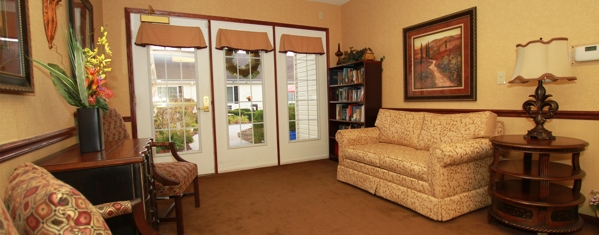 Enjoy a good snooze in the sitting area at Bickford of Saginaw Township