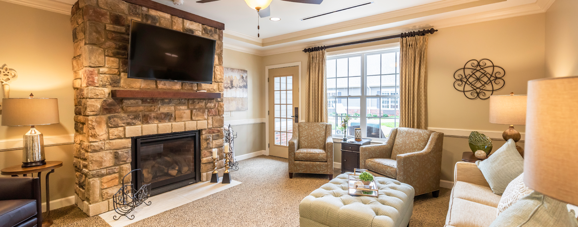 Enjoy a good snooze in the sitting area at Bickford of Shelby Township
