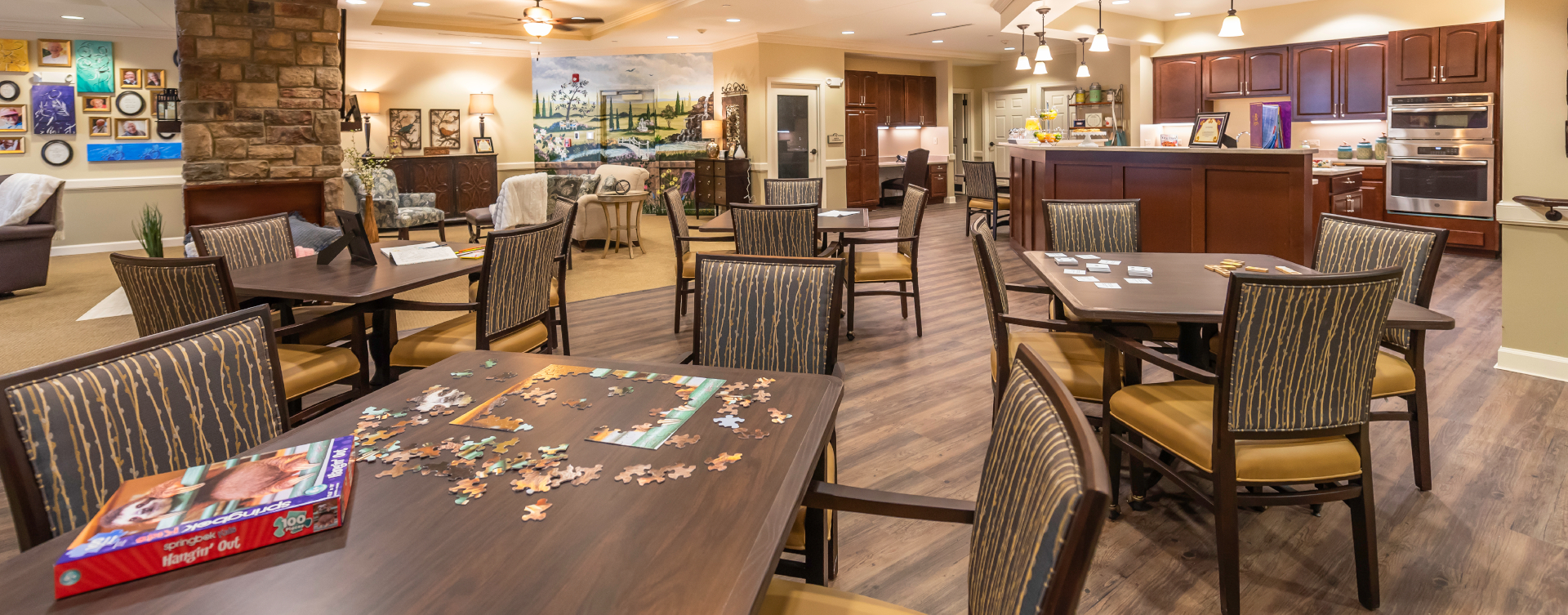 Mary B’s country kitchen evokes a sense of home and reconnects residents to past life skills at Bickford of Shelby Township