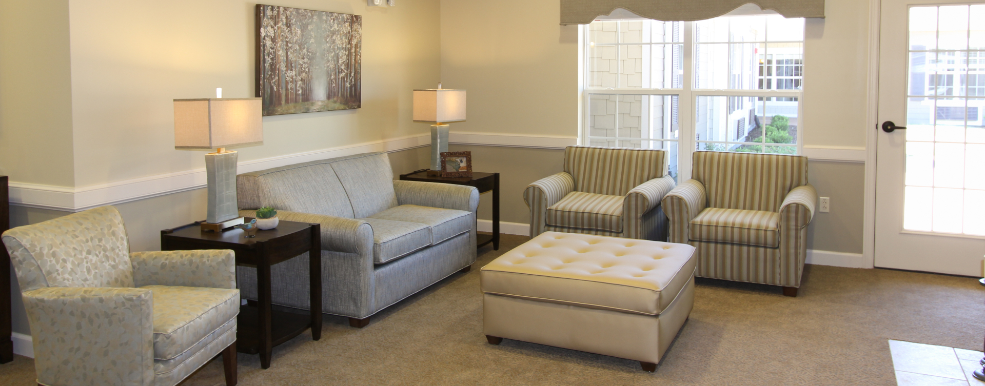 Enjoy a good snooze in the sitting area at Bickford of Tinley Park