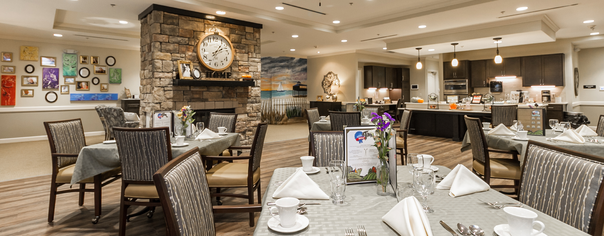 Mary B’s country kitchen evokes a sense of home and reconnects residents to past life skills at Bickford of Virginia Beach
