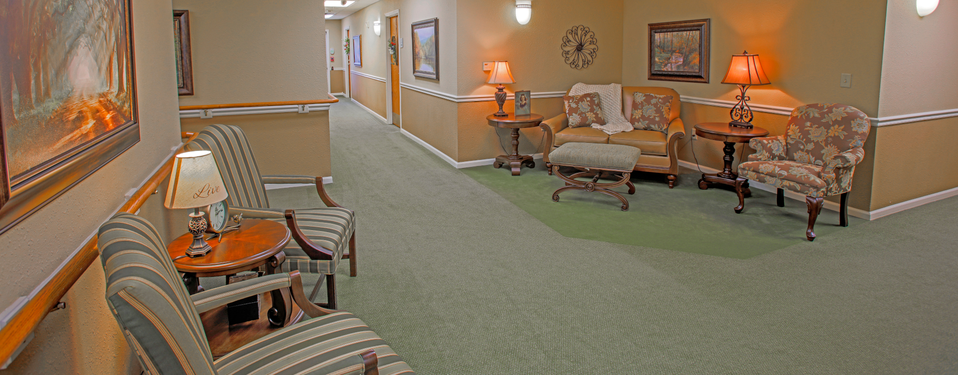Enjoy a good snooze in the sitting area at Bickford of Wabash
