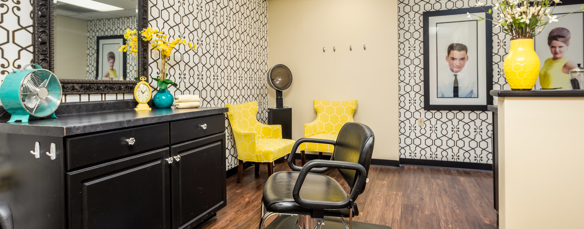 Receive personalized, at-home treatment from our stylist in the salon at Bickford of West Lansing