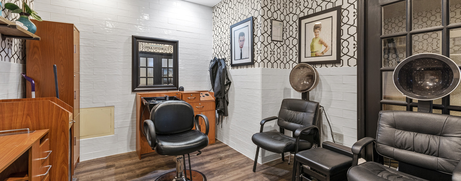 Receive personalized, at-home treatment from our stylist in the salon at Bickford of Worthington